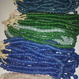 African glass Recycled Beads